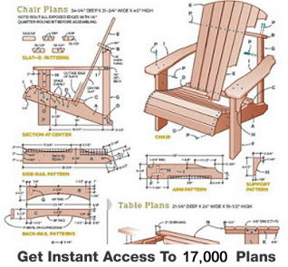 woodworking chair furniture plans